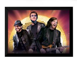 Quadro Musica Bee Gees Cover Foto Moldura 42x29cm