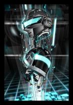 Quadro Música Eletrônica Daft Punk Arte Poster Moldurado