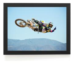 Quadro Mx Freestyle Motocross Foto Poster Com Moldura