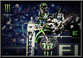 Quadro Mx Monster Freestyle Motocross 42x29cm