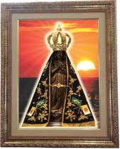Quadro N. Sra. Aparecida, Mod. 02, Tam.53x43cm Angelus