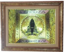 Quadro N. Sra. Aparecida, mod. 03. Tam. 53x43cm. Angelus