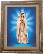 Quadro N. Sra. Da Rosa Mística, Mod.01, Tam.53x43cm. Angelus Quadro N. Sra. Da Rosa Mística, Mod.01, Tam.53x43cm. Angelus