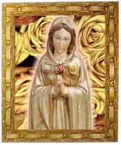 Quadro N. Sra. Da Rosa Mística, mod.02, Tam.30x25cm. Angelus Quadro N. Sra. Da Rosa Mística, mod.02, Tam.30x25cm. Angelus