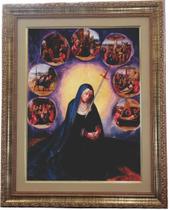 Quadro N. Sra. Das Dores, Momentos, Mod. 03, 53x43cm Angelus