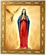 Quadro N. Sra. De Pentecoste, Mod. 02, Tam. 30x25cm. Angelus