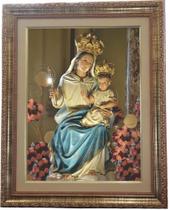 Quadro N. Sra. Do Monte Serrat, Mod.01, Tam.53x43cm. Angelus Quadro N. Sra. Do Monte Serrat, Mod.01, Tam.53x43cm. Angelus
