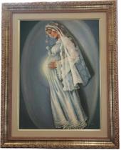 Quadro N. Sra. Grávida, Modelo 02, Medindo, 53x43cm. Angelus