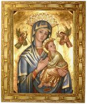 Quadro N. Sra. Perpétuo Socorro, Mod.02,Tam.30x25cm. Angelus