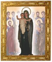Quadro N. Sra. Rainha dos Apóstolos, Mod.01,30x25cm. Angelus