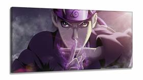 Quadro Naruto Uzumaki Para Quarto decorativo em Tecido Canvas 130x60