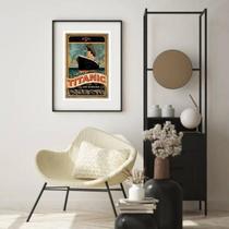 Quadro Navio Titanic - 60X48Cm Quadro Navio Titanic - 60X48Cm