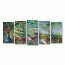 Quadro Near the Lake Pierre-Auguste Arte Canvas 155x65cm Quadro Near the Lake Pierre-Auguste Arte Canvas 155x65cm