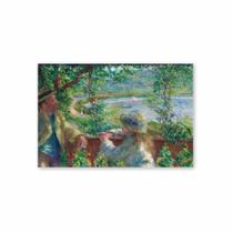 Quadro Near The Lake Pierre-Auguste Arte Canvas 40X60Cm