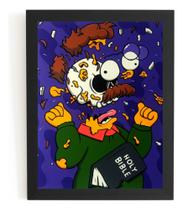 Quadro Ned Flanders Caveira Simpsons Arte Poster Moldurado Quadro Ned Flanders Caveira Simpsons Arte Poster Moldurado