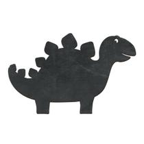 Quadro Negro Lousa Infantil Dinossauro Estegossauro 27x43cm