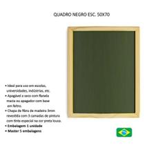 Quadro negro lousa verde escolar giz 50x70