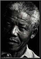Quadro Nelson Mandela Fotografico 42x29cm
