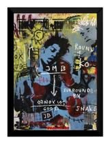 Quadro Neo Pop Art De Rua Twaalfhoven Basquiat Warhol 42x29