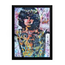 Quadro Neo Pop Art Twaalfhoven Jim Morrison Rei Lagarto 42cm Quadro Neo Pop Art Twaalfhoven Jim Morrison Rei Lagarto 42cm