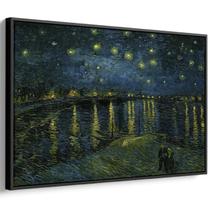 Quadro Noite Estrelada Sobre o Ródano Vincent van Gogh (1888)