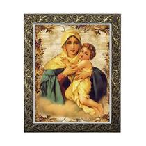 Quadro Nossa Mãe Rainha 2 com moldura