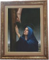 Quadro Nossa Senhora aos Pés da Cruz, 03, 53x43cm. Angelus Quadro Nossa Senhora aos Pés da Cruz, 03, 53x43cm. Angelus