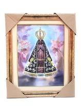 Quadro Nossa Senhora Aparecida Com Vidro E Moldura 52X42 Cm Quadro Nossa Senhora Aparecida Com Vidro E Moldura 52X42 Cm