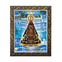 Quadro Nossa Senhora Aparecida Moldura Luxo 55 cm x 45 cm