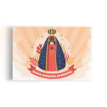Quadro Nossa Senhora Aparecida Religião Canvas 60X40Cm