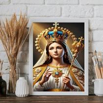 Quadro Nossa Senhora Da Conceição 45X34Cm - Com Vidro