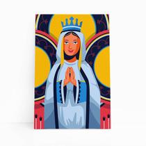 Quadro Nossa Senhora da Conceição Aparecida Canvas 60x40cm Quadro Nossa Senhora da Conceição Aparecida Canvas 60x40cm