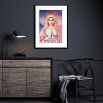 Quadro Nossa Senhora Da Rosa Mística - 60x48cm Quadro Nossa Senhora Da Rosa Mística - 60x48cm