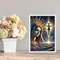 Quadro Nossa Senhora Das Dores 33x24cm - com vidro