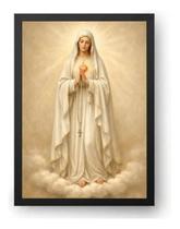 Quadro Nossa Senhora De Fátima Arte Clássica 50x70cm Quadro Nossa Senhora De Fátima Arte Clássica 50x70cm