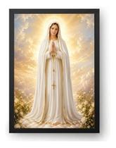 Quadro Nossa Senhora De Fátima Clássica Arte Cristã 15x21cm