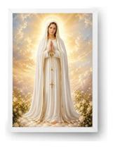Quadro Nossa Senhora De Fátima Clássica Arte Cristã 40x60cm Quadro Nossa Senhora De Fátima Clássica Arte Cristã 40x60cm