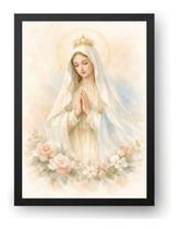 Quadro Nossa Senhora De Fátima Vintage Europeu Arte 40x60cm