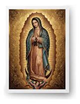 Quadro Nossa Senhora De Guadalupe Fundo Ouro Dourado 15x21cm