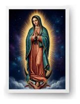 Quadro Nossa Senhora De Guadalupe Noite Estrelada 15x21cm
