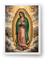 Quadro Nossa Senhora De Guadalupe Paisagem Oração 50x70cm