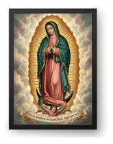 Quadro Nossa Senhora De Guadalupe Rogai Por Nós 50x70cm Quadro Nossa Senhora De Guadalupe Rogai Por Nós 50x70cm