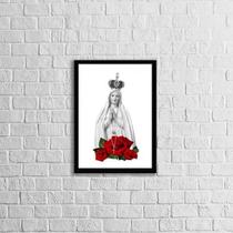 Quadro Nossa Senhora Imaculada Conceição 45X34Cm - Com Vidro