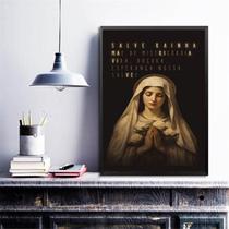 Quadro Nossa Senhora - Salve Rainha 45x34cm Quadro Nossa Senhora - Salve Rainha 45x34cm