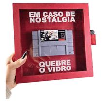Quadro Nostalgia Cartucho Snes Chrono Trigger Quebre O Vidro