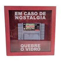 Quadro Nostalgia Retrô Snes Mogli Jungle Book Quebre O Vidro