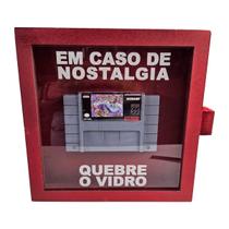 Quadro Nostalgia Retrô Snes Tartarugas Ninja 4 Quebre Vidro