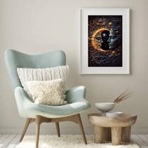 Quadro O Encontro Do Sol E Da Lua - 60x48cm