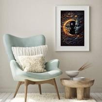 Quadro O Encontro Do Sol E Da Lua - 60X48Cm