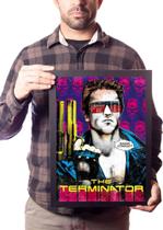 Quadro O Exterminador Do Futuro Pop Arte Frase